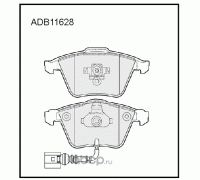 КОЛОДКИ ТОРМОЗНЫЕ (ПЕРЕД.) ADB11628 VW GOLF                                                         