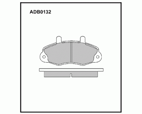 КОЛОДКИ ТОРМОЗНЫЕ ADB0132 FORD TRANSIT 91-00                                                        