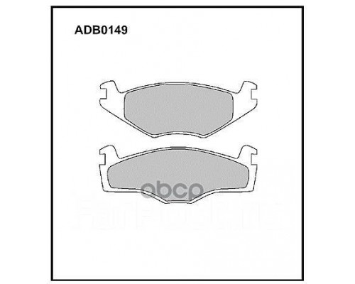 КОЛОДКИ ТОРМОЗНЫЕ ADB0149 VW PASSAT. GOLF(-97). JETTA(-92)                                          