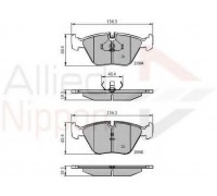КОЛОДКИ ТОРМОЗНЫЕ ADB0358 BMW E30/E36/E46/E34/E32/Z3 Fr                                             
