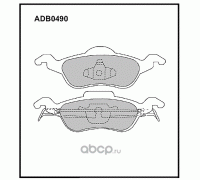 КОЛОДКИ ТОРМОЗНЫЕ ADB0490 FORD FOCUS 98-                                                            