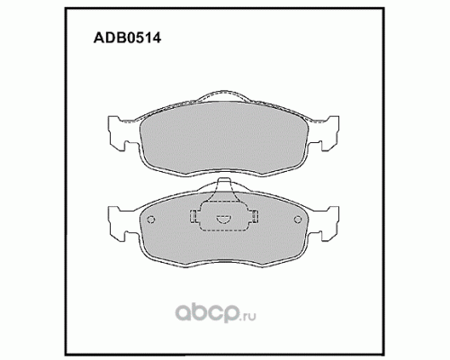 КОЛОДКИ ТОРМОЗНЫЕ ADB0514 FORD MONDEO 93-                                                           