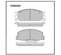 КОЛОДКИ ТОРМОЗНЫЕ ADB0589 TOYOTA                                                                    