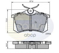 КОЛОДКИ ТОРМОЗНЫЕ ADB0797 A4 1.8 -01,PEUGIOT 306/405 -97, RENAULT MEGANE                            
