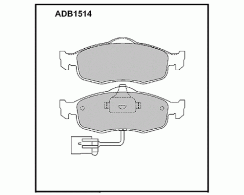 КОЛОДКИ ТОРМОЗНЫЕ ADB1514 FORD MONDEO 93-00,SCORPIO 92 -94                                          