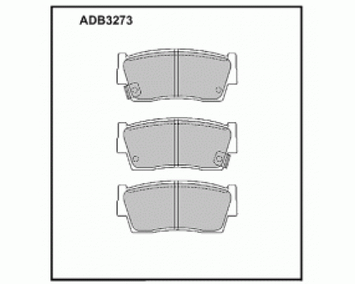 КОЛОДКИ ТОРМОЗНЫЕ ADB3273 SUZUKI ESCUDO/VITARA/GRAND VITARA 1.6 88-99-                              