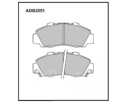КОЛОДКИ ТОРМОЗНЫЕ ADB3551 HONDA CR-V 2.0 -02,HR-V 1.6 98-                                           