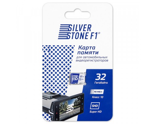 КАРТА ПАМЯТИ MICRO SD 32GB SILVER STONE F1 (CLASS 10)                                               