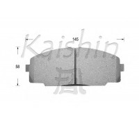 КОЛОДКИ ТОРМОЗНЫЕ D2104 ПЕРЕД. TOYOTA                                                               