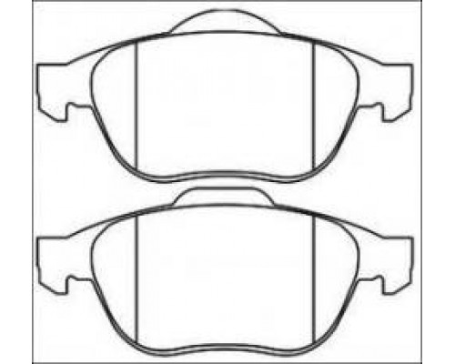 КОЛОДКИ ТОРМОЗНЫЕ FD-P5441 RENAULT MEGANE II/III                                                    