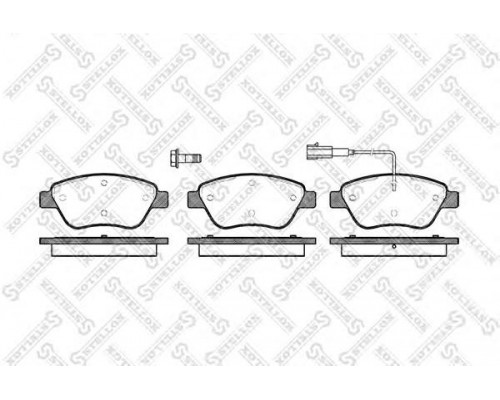 КОЛОДКИ ТОРМОЗНЫЕ 869001SX FIAT ALBEA/DOBLO/LINEA/GRAND PUNTO                                       