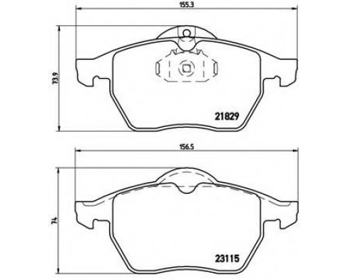 КОЛОДКИ ТОРМОЗНЫЕ FSL1068 OPEL VECTRA B., SAAB 900,9-3,9-5                                          