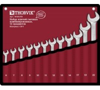 НАБОР КЛЮЧЕЙ КОМБИНИРОВАННЫХ 12ПР. 6-22ММ THORVIK В ТУБУСЕ                                        