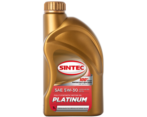 МАСЛО МОТОРНОЕ SINTEC ПЛАТИНУМ 7000 5W30 ACEA A5/B5 (1 Л) СИНТ.                                   