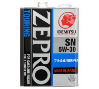 МАСЛО МОТОРНОЕ IDEMITSU 5W-30 ZEPRO TOURING SP/GF-6A 4л                                           