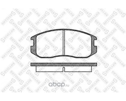 КОЛОДКИ ТОРМОЗНЫЕ 368000SX ПЕРЕД. MITSUBISHI                                                        