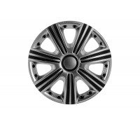 КОЛПАКИ КОЛЕСНЫЕ ДЕКОРАТИВНЫЕ R14 SUPER SILVER STAR DTM (4 ШТ.)                                   