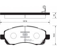 КОЛОДКИ ТОРМОЗНЫЕ SP1228 SUBARU IMPREZA (GC), LEGACY II-III                                         