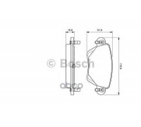 КОЛОДКИ ТОРМОЗНЫЕ 0986494046 ЗАДН. FORD,JAGUAR                                                      