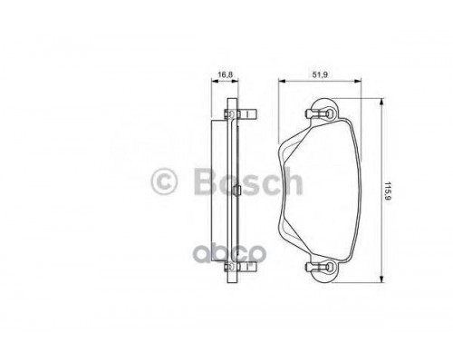 КОЛОДКИ ТОРМОЗНЫЕ 0986494046 ЗАДН. FORD,JAGUAR                                                      