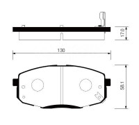 КОЛОДКИ ТОРМОЗНЫЕ SP1240 KIA CEED 07-, CERATO 09-                                                   