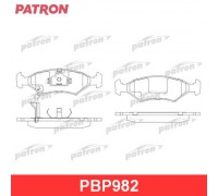 КОЛОДКИ ТОРМОЗНЫЕ PBP982 KIA SEPHIA 95-, CHEVROLET COBALT 14- (105h)                                
