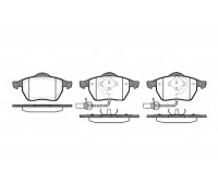 КОЛОДКИ ТОРМОЗНЫЕ HP8010 ПЕРЕД. AUDI A4/A6/B5 95-,VW PASSAT 97-                                     