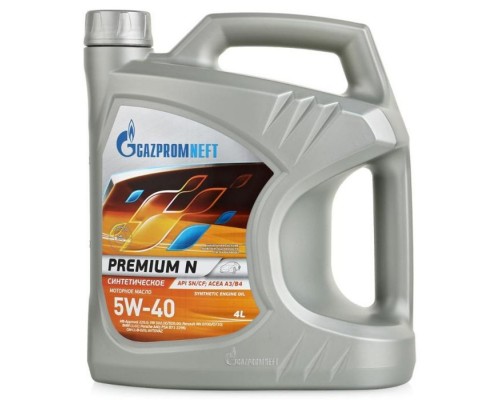 МАСЛО МОТОРНОЕ GAZPROMNEFT PREMIUM N 5W-40 SN/CF A3/B4 СИНТЕТИЧЕСКОЕ 4 Л                            