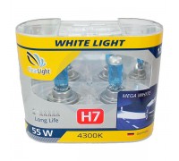 ЛАМПА ГАЛОГЕННАЯ H7 12V 55W CLEARLIGHT WHITELIGHT 4300K 2ШТ.                                      