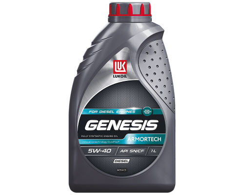 МАСЛО МОТОРНОЕ ЛУКОЙЛ GENESIS ARMORTECH DIESEL 5W40 SN/CF (1 Л) СИНТ.                             