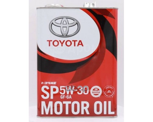 МАСЛО МОТОРНОЕ TOYOTA 08880-13705 5W30 SP/GF-6A (СИНТ.4Л)                                           