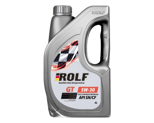 МАСЛО МОТОРНОЕ ROLF GT 5W-30 C3 SN/CF СИНТЕТИЧЕСКОЕ 4 Л                                             