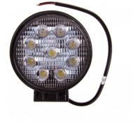 ФАРА ПРОТИВОТУМАННАЯ OFF ROAD SKYWAY (ДИАМЕТР 115 ММ, КРУГЛАЯ, 12V/24V, 27W, 9 ДИОДОВ, БЛИЖНИЙ СВЕ