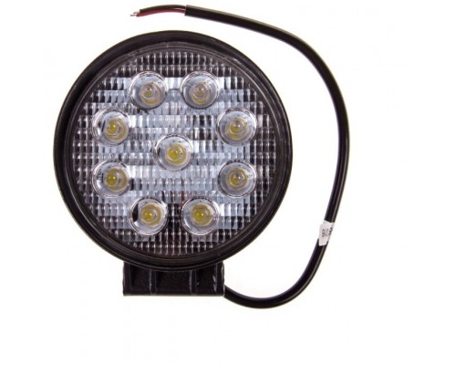 ФАРА ПРОТИВОТУМАННАЯ OFF ROAD SKYWAY (ДИАМЕТР 115 ММ, КРУГЛАЯ, 12V/24V, 27W, 9 ДИОДОВ, БЛИЖНИЙ СВЕ