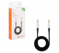 КАБЕЛЬ ДЛЯ ТЕЛЕФОНА AIRLINE AUX 3.5 MM JACK - 3.5 MM JACK 0,6М                                    