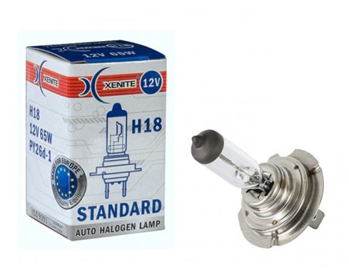 ЛАМПА ГАЛОГЕННАЯ H18 12V 65W XENITE                                                               