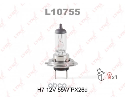 ЛАМПА H7 55W 12V L10755                                                                             
