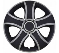 КОЛПАКИ КОЛЕСНЫЕ ДЕКОРАТИВНЫЕ R14 ЧЕРНЫЙ JESTIC БИС РИНГ МИКС (4 ШТ.)                             