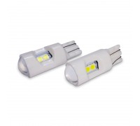 ЛАМПА СВЕТОДИОДНАЯ T10 12V 2W AVS CANBUS (T145, 6SMD, 3030, W2.1Х9.5D) (2 ШТ.)                    