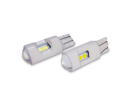 ЛАМПА СВЕТОДИОДНАЯ T10 12V 2W AVS CANBUS (T145, 6SMD, 3030, W2.1Х9.5D) (2 ШТ.)                    