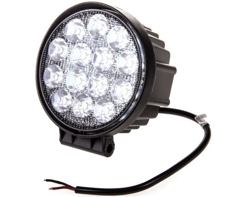 ФАРА ПРОТИВОТУМАННАЯ OFF ROAD SKYWAY (ДИАМЕТР 115 ММ, КРУГЛАЯ, 12V/24V, 42W, 14 ДИОДОВ, БЛИЖНИЙ СВ