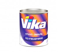 ГРУНТ-ЭМАЛЬ ПО РЖАВЧИНЕ ВИКА ТРАНСПОРТНО-КРАСНЫЙ RAL3020 0.9КГ                                      