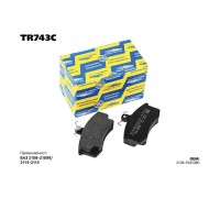 КОЛОДКИ ТОРМОЗНЫЕ ДИСКОВЫЕ ПЕРЕДНИЕ ВАЗ 2108 TRANSMASTER COMFORT                                    