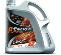 МАСЛО МОТОРНОЕ G-ENERGY SYNTHETIC ACTIVE 5W-30 SL/СF A3/B4 СИНТЕТИЧЕСКОЕ 4 Л                        