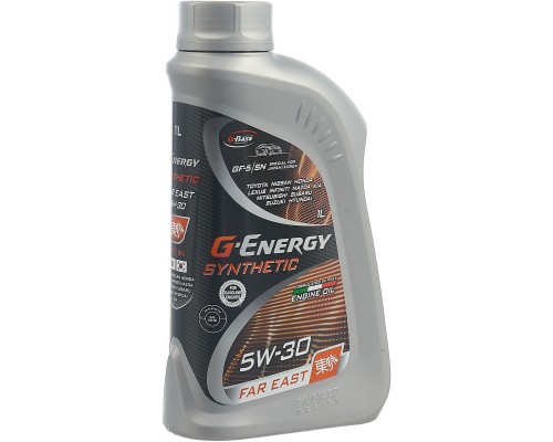 МАСЛО МОТОРНОЕ G-ENERGY SYNTHETIC FAR EAST 5W-30 СИНТЕТИЧЕСКОЕ 1 Л                                  