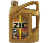 МАСЛО МОТОРНОЕ ZIC X9 FE 5W-30 SP A5/B5 СИНТЕТИЧЕСКОЕ 4 Л                                           