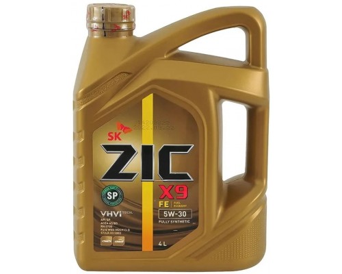 МАСЛО МОТОРНОЕ ZIC X9 FE 5W-30 SP A5/B5 СИНТЕТИЧЕСКОЕ 4 Л                                           