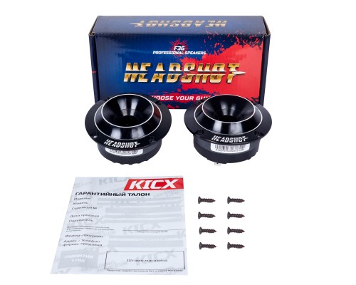 КОЛОНКИ KICX F-36 84W/32W HEAD SHOT ПИЩАЛКИ                                                       