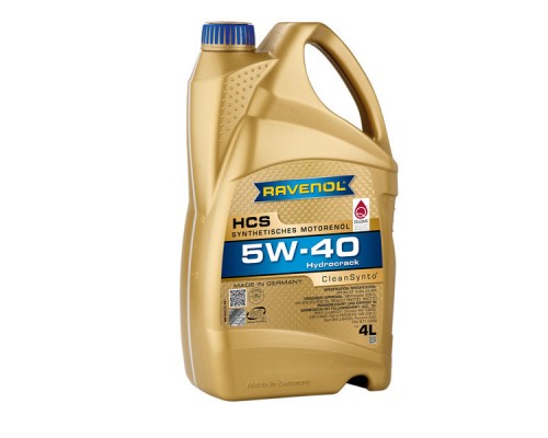 МАСЛО МОТОРНОЕ RAVENOL HCS 5W-40 SN/CF A3/B4 СИНТЕТИЧЕСКОЕ 4 Л                                      
