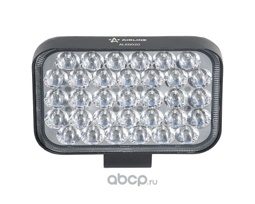 ФАРА СВЕТОДИОДНАЯ AIRLINE 135Х95Х38 ММ 33W 12/24V (33 LED РАССЕЯНЫЙ СВЕТ, ПРЯМОУГОЛЬНАЯ)          